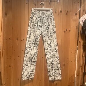 REFORMATION Cynthia newspaper jeans